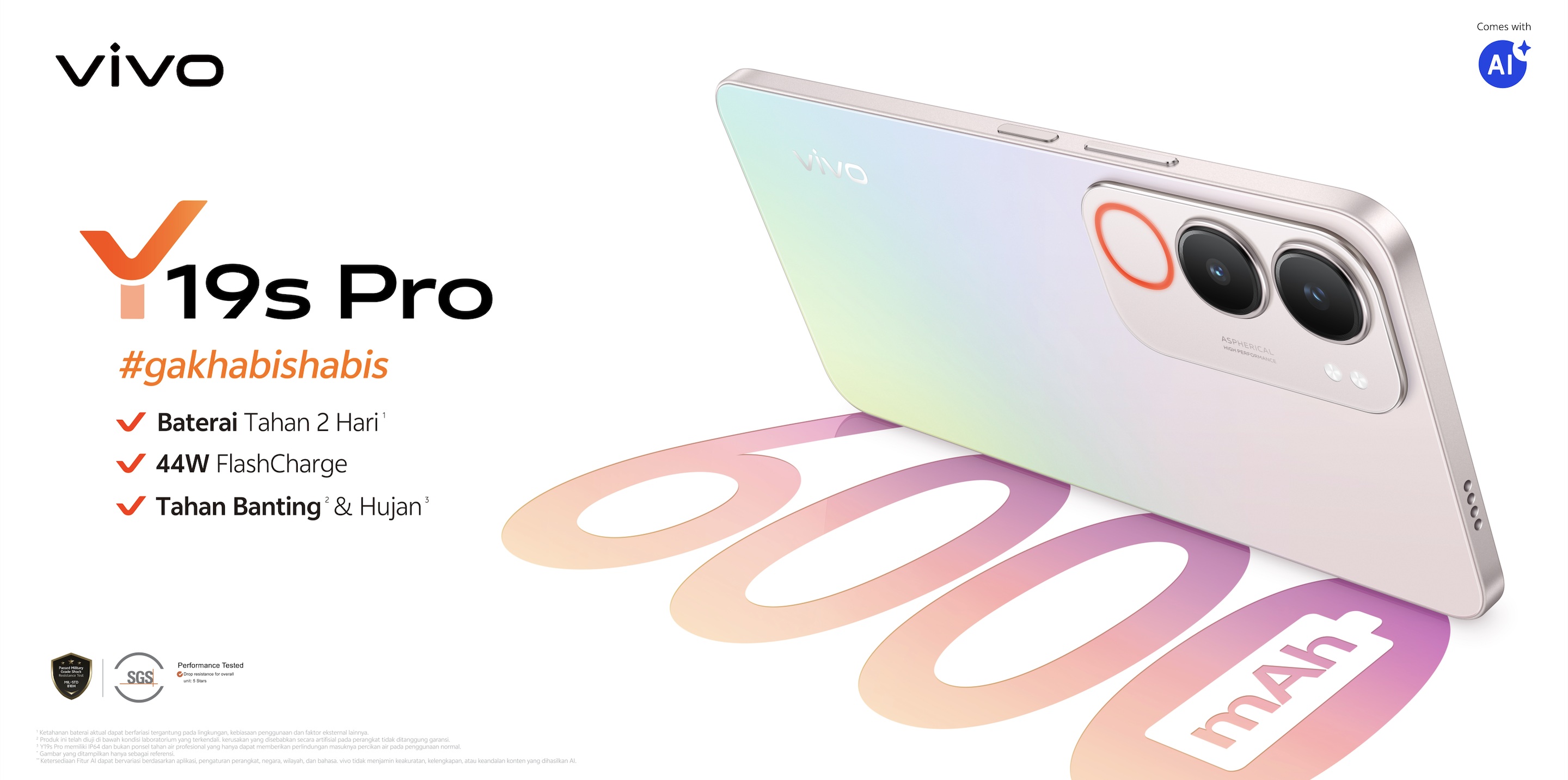 vivo Y19s Pro hadir di PRJ cuma 1 jutaan