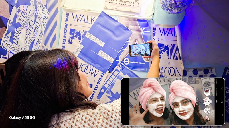Konten liburan lebih estetik dengan Samsung Galaxy A56 5G