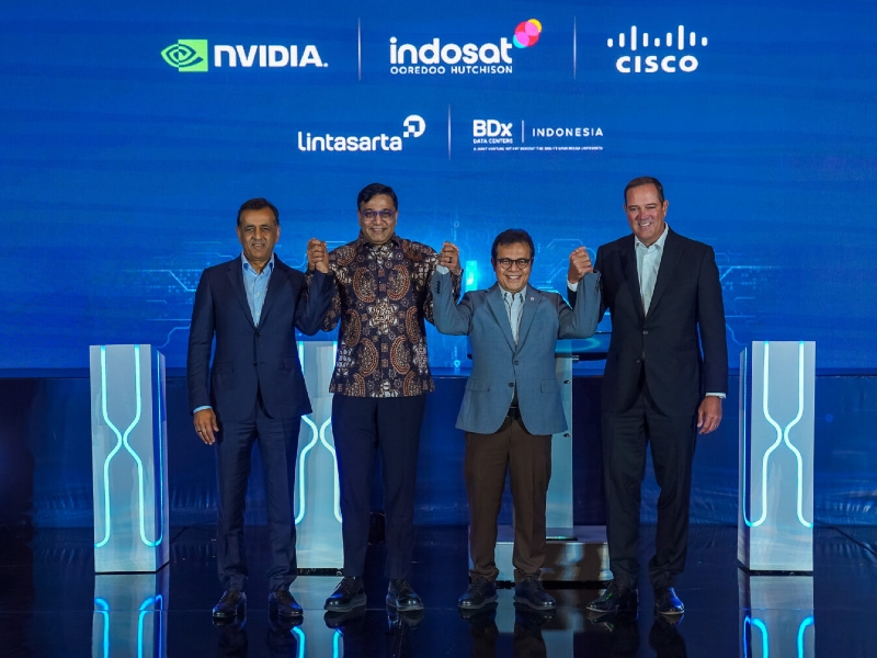 Indosat Ooredoo Hutchison gandeng NVIDIA dan Cisco buat AI Center di Indonesia