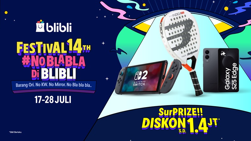 Blibli #NoBlablaDiBlibli: Festival diskon ulang tahun ke-14