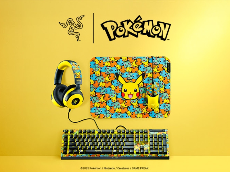 Razer luncurkan 4 peripheral bertemakan Pokemon