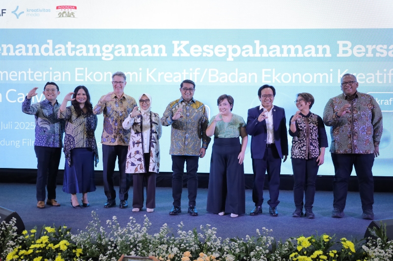 Canva jalin kemitraan strategis dengan Kementerian Ekonomi Kreatif Republik Indonesia