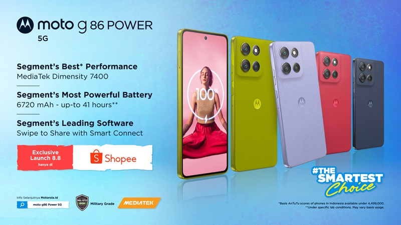 Motorola siap luncurkan smartphone baterai super & AI