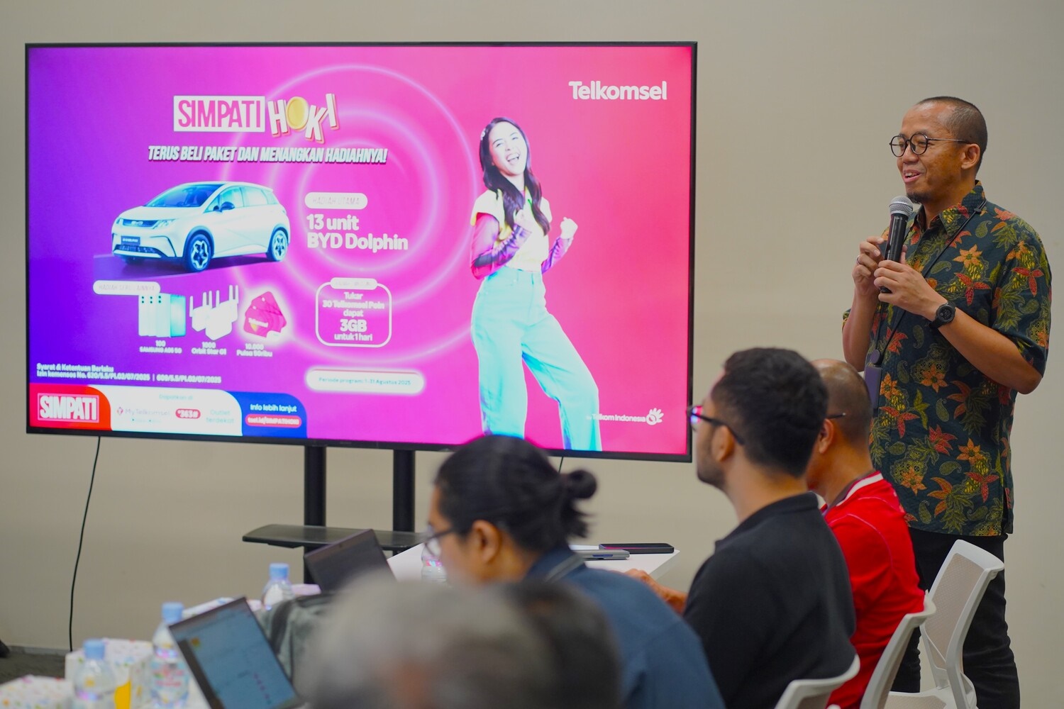 Telkomsel Umumkan 13 Pemenang Mobil Listrik BYD