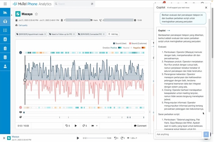 RevComm Perkenalkan MiiTel Synapse Copilot, AI Assistant untuk Percepat Keputusan Bisnis