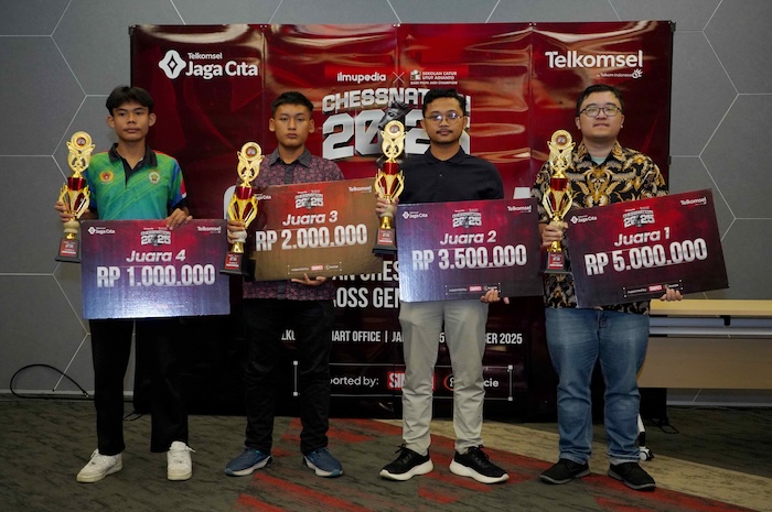 Telkomsel Umumkan Pemenang Chessnation 2025