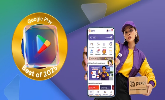 Paxel Raih Aplikasi Harian Terbaik Google Play 2025, Buktikan Dominasi di Layanan Logistik,