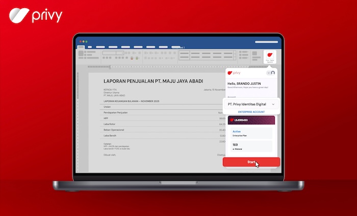 Privy Perluas Akses Tanda Tangan Elektronik Lewat Integrasi dengan Microsoft 365