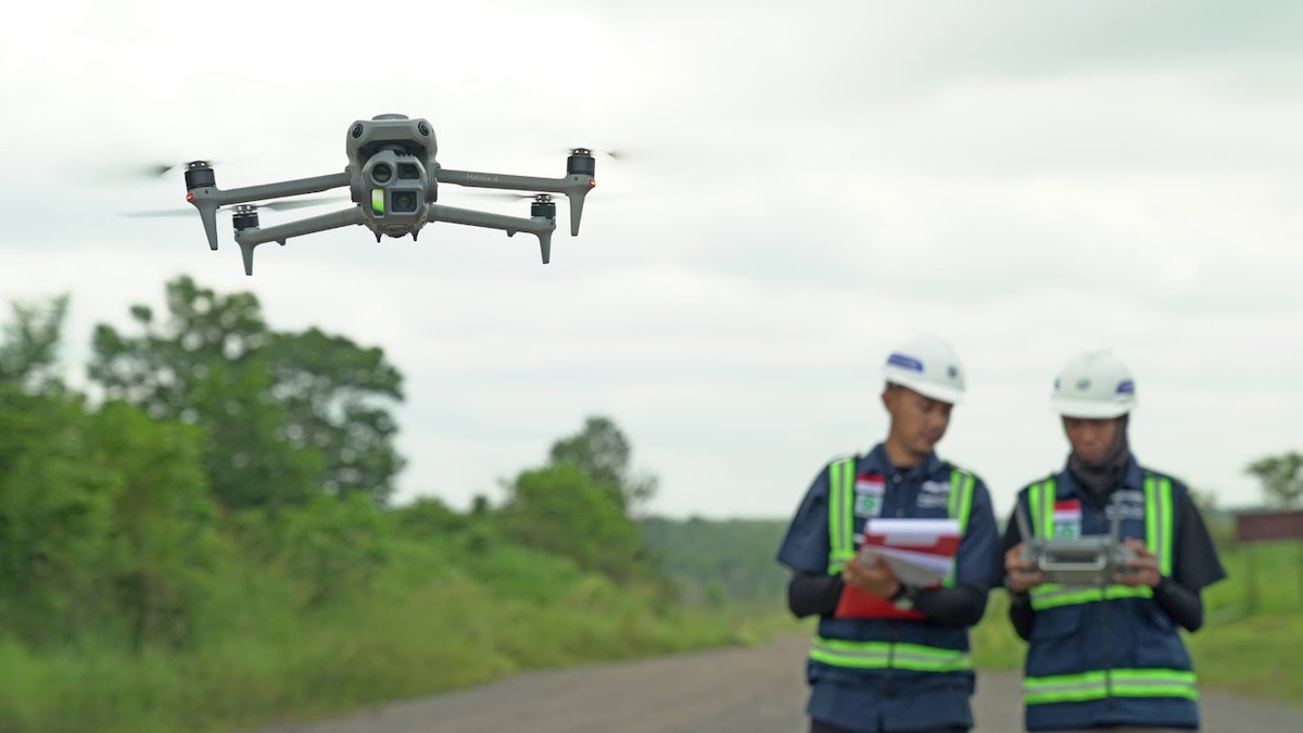 Teknologi Drone Bantu Industri Pertambangan Hitung Volume Stockpile dengan Data Presisi