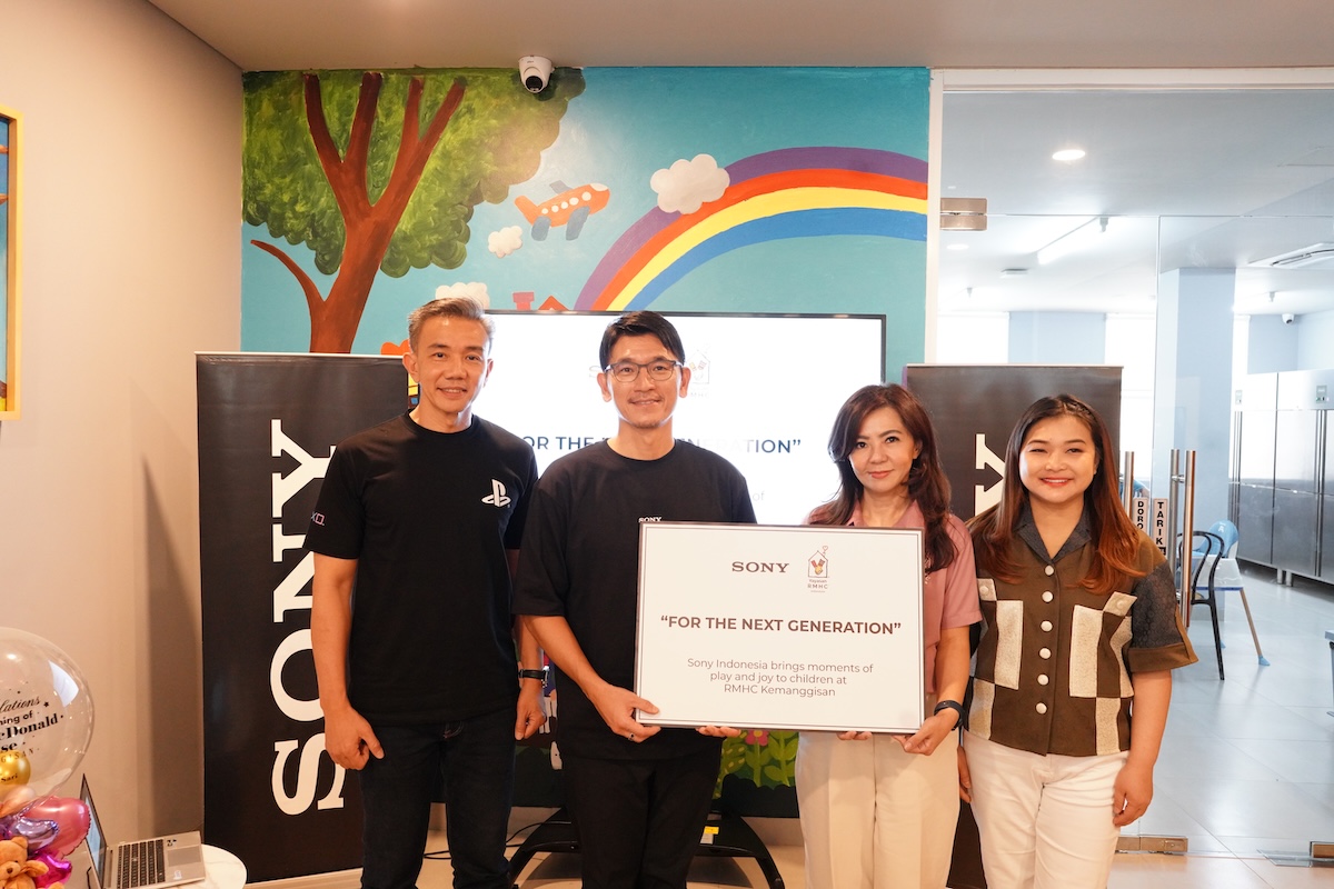 Sony Hadirkan Perangkat Hiburan di Rumah Singgah RMHC, Dorong Pemulihan Lewat Aktivitas Bermain
