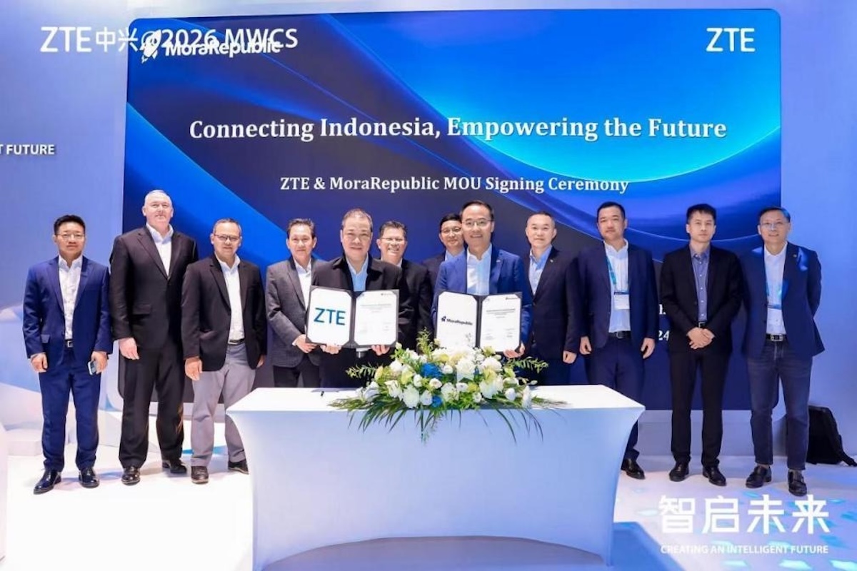 ZTE dan MoraRepublic Perluas Broadband Indonesia, Siapkan Pengembangan FWA dan FTTH Berbasis AI