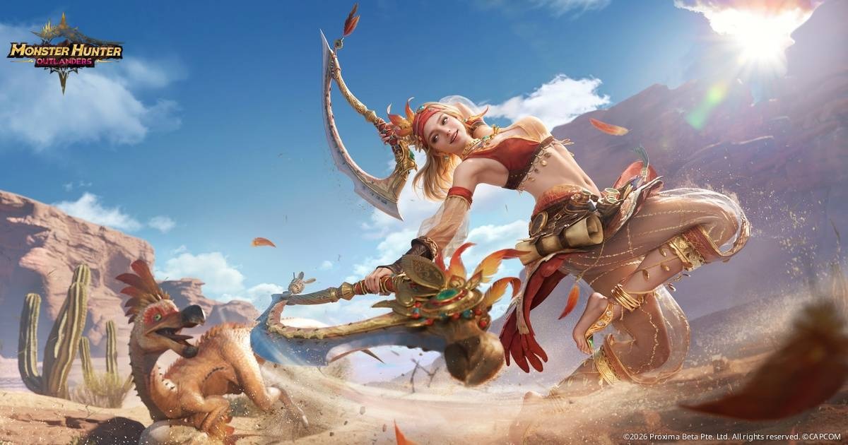 Garena Buka Praregistrasi Monster Hunter Outlanders di Indonesia dan Asia Tenggara