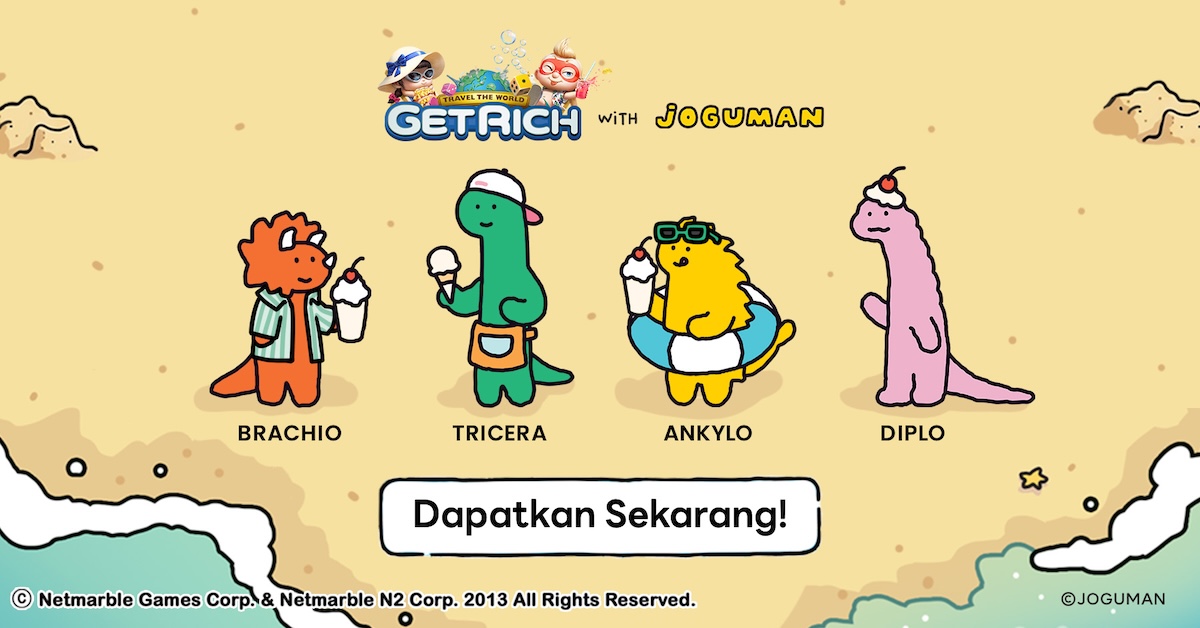 Line Let's Get Rich x Joguman Resmi Dimulai, Ada Karakter Baru dan Map Musim Panas
